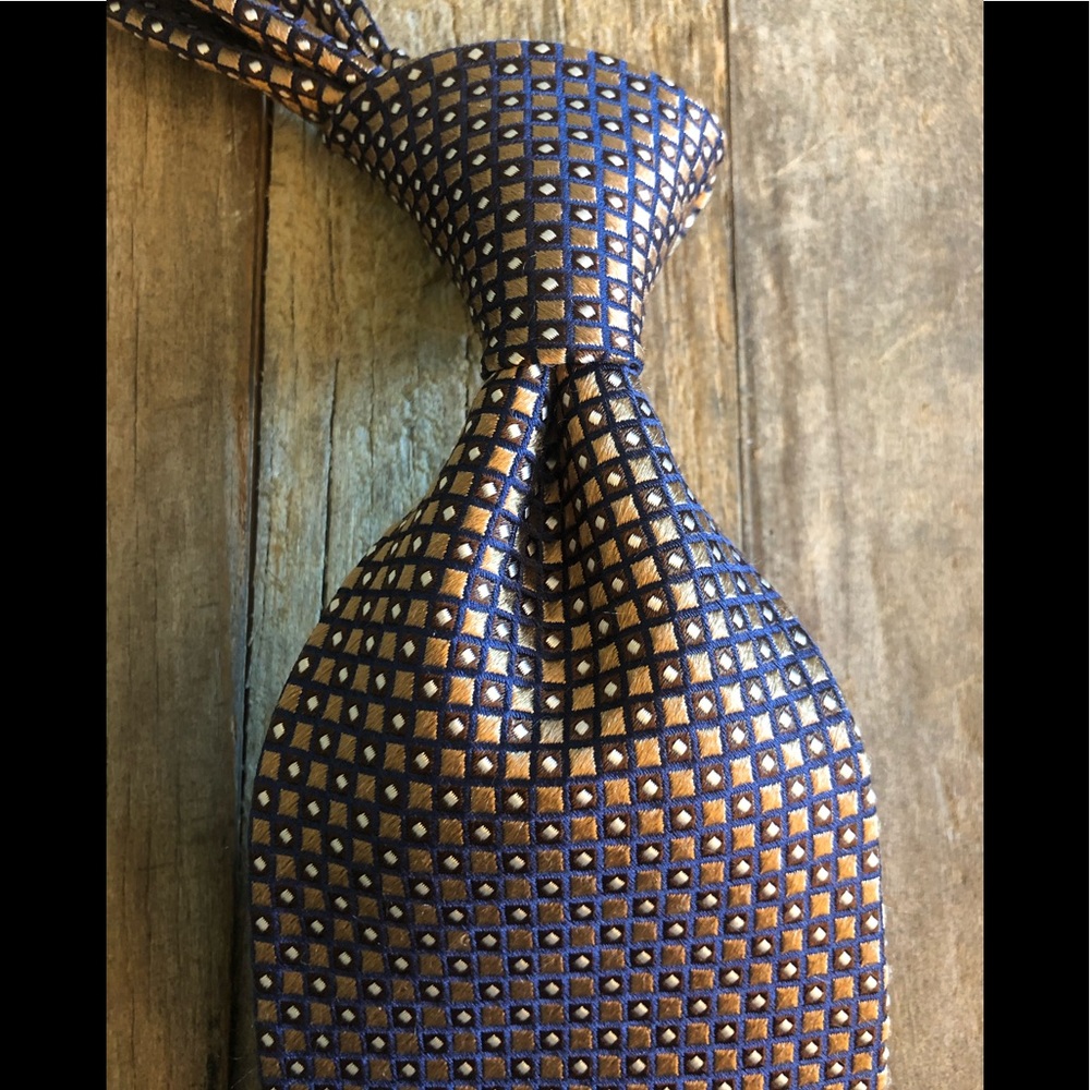 Ermenegildo Zegna Stockbroker Tie! Made in Italy!